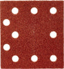 Schleifblatt L × B = 107 × 115 mm, 10 Löcher