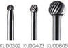 HM-Kleinfrässtift PRETEC, Kugelform kreuzverzahnt Z=4