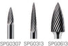 HM-Kleinfrässtift PRETEC, Spitzbogenform kreuzverzahnt Z=4