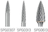 HM-Kleinfrässtift PFERD, Spitzbogenform Z=5