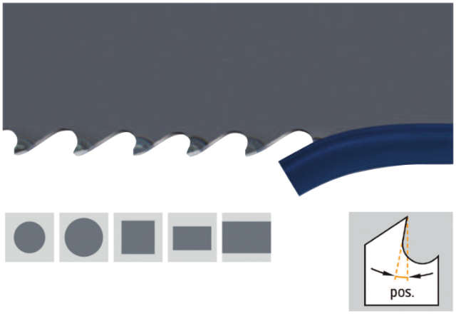 Metall-Sägeband ARNTZ, Blue-Line Meterware