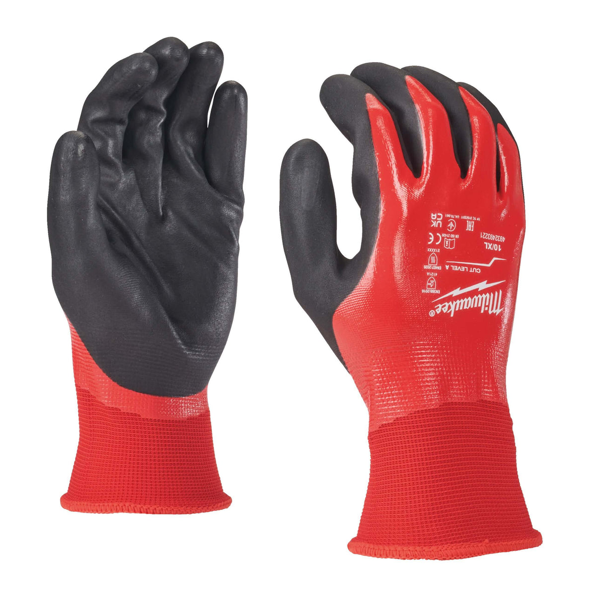 Vollgetauchte-Schnittschutzhandschuhe MILWAUKEE,