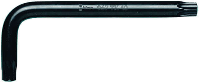 TORX<sup>&reg;</sup> Stiftschlüssel WERA, zinkphosphatiert