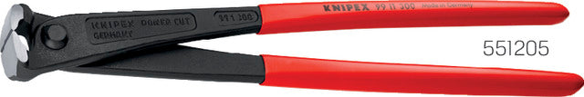 Monierzange KNIPEX, Kopf poliert, Griffe kunststoffüberzogen