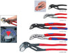 Wasserpumpenzange KNIPEX, Cobra, Einhandverstellung, kunststoffüberzogene Griffe