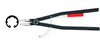 Sicherungsringzange KNIPEX, Form B, gerade/abgewinkelt