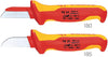 VDE-Kabelmesser KNIPEX, mit Mehrkomponentenhülle