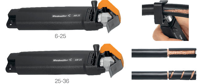 Abmantelwerkzeug WEIDMÜLLER, für Kabel-&Oslash; 25 - 36 mm