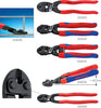 Kompakt-Bolzenschneider KNIPEX, mit Mehrkomponentenhülle