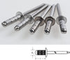 Blind rivet GESIPA, Alu/Steel, Flat round head (Standard)