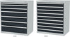 Schubladenschrank PRETEC, 7 bzw. 9 Schubladen