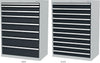 Drawer cabinet PRETEC, 8 or 11 drawers