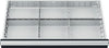 Zubehör für Schubladenschrank PRETEC, Metalleinteilung, 6 Fächer
