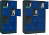 Elektro-Fächerschrank/E-Bike-Ladestation PREMUS, Höhe × Tiefe = 1795 × 582 mm