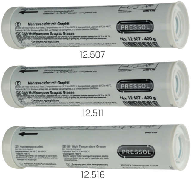 Fettkartusche PRESSOL, 400 g für Handhebel-Fettpressen