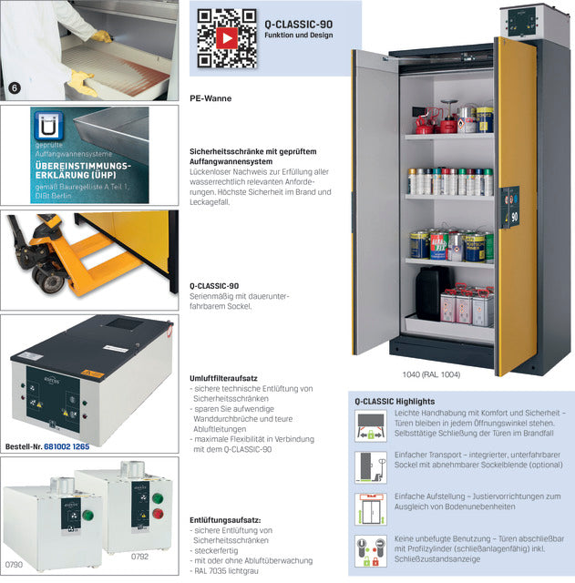 PE-Einlegewanne ASECOS,  f.Vollauszug B600mm