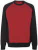 Sweatshirt UNIQUE WITTEN, rot/schwarz 200100M