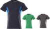 T-Shirt ACCELERATE MASCOT, T-Shirt, Premium, verkehrsrot/schwarz