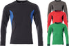 Sweatshirt ACCELERATE MASCOT, Premium Performance, schwarzblau/azurblau