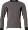 Sweatshirt ACCELERATE MASCOT, Premium Performance, dunkelanthrazit/schwarz