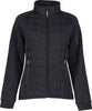 Gesteppte Fleece Damenjacke Gesteppte Fleecejacke Damen, graphit-meliert 00160XL