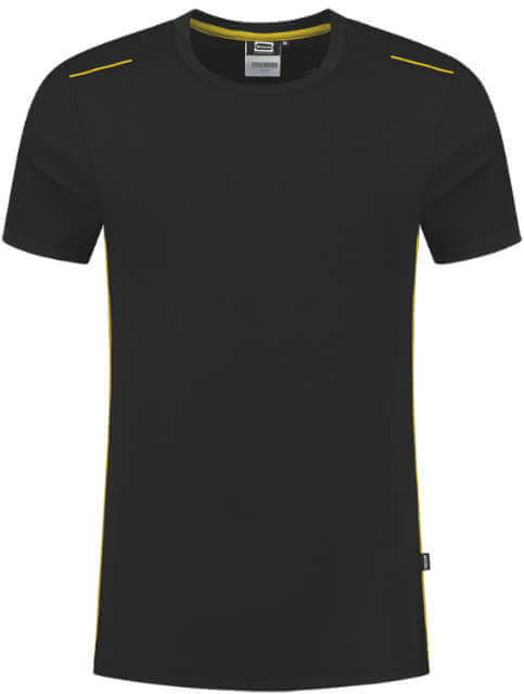 T-Shirt TRICORP, Accent, schwarz/gelb