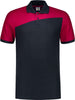 Poloshirt TRICORP, Bicolor mit Quernaht, dunkelgrau/rot