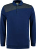 Sweatshirt TRICORP, Bicolor mit Polokragen, dunkelblau/dunkelgrau