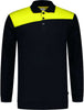 Sweatshirt TRICORP, Bicolor mit Polokragen, schwarz/gelb