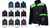 Softshelljacke TRICORP, Bicolor mit Quernaht, schwarz/lime