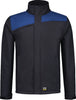 Softshelljacke Bicolor mit Quernaht, navy/royalblau 07050XL