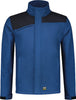 Softshell jacket bicolor with cross seam, royal blue/navy 05076XL