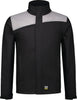 Softshelljacke TRICORP, Bicolor mit Quernaht, schwarz/grau