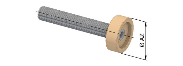 Anschlagschraube Ø 15,5 mm Vario quick Anschlagsystem