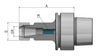 Spannfutter HSK E-40 L60 ER16
