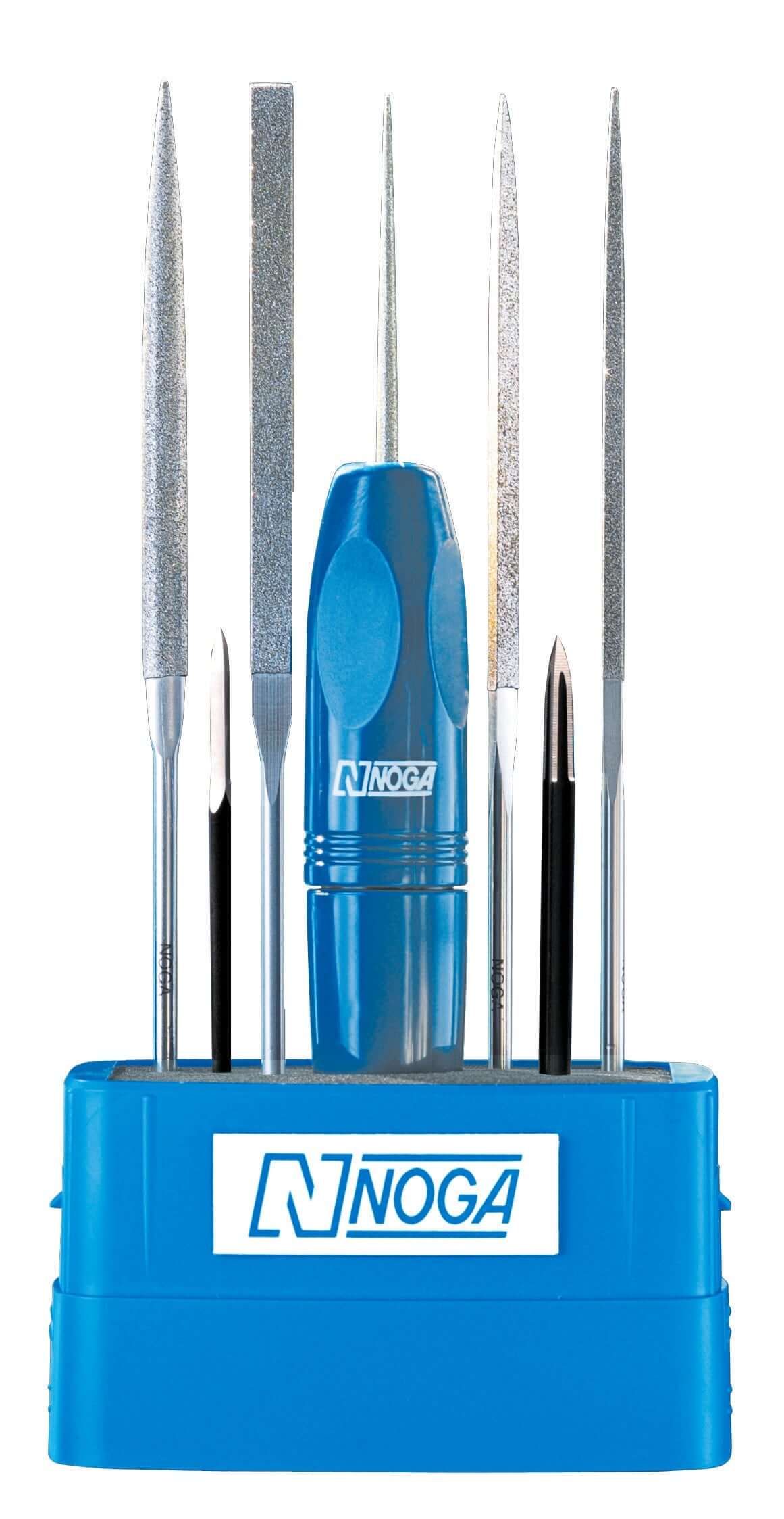 Noga Entgratset YT3000 Noga Diamantfeilen- und Schaber-Set