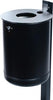 Abfallsammler NEUTRAL,  50L schwarzinkl.Pfosten