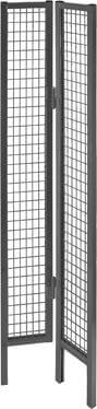 Vario-Eckelement NEUTRAL,  Trennwandsystem Vario B480/480xH2200mm RAL7037 Drahtgitter