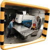 Industriespiegel DANCOP,  B900xH600 mm gelb/schwarz für Innen