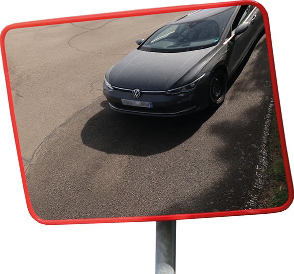 Verkehrsspiegel DANCOP,  eckig H400xB600 mm für Außen