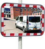 Verkehrsspiegel DANCOP,  Standard eckig B600xH400 mm für Innen und Außen
