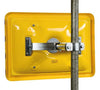 Halter DANCOP,  für Wand-und Pfostenmontage 2-Punkt  für Spiegel B600/900xH400/600 mm