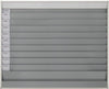 Planungstafel EICHNER,  1580 x 1757 mm 15 Schienen, A 4 grau