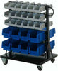 Montage-Rollwagen LA-KA-PE,  B700xT500xH890 mm 36 Kästen Gr.4/16Gr.3 LA-KA-PE