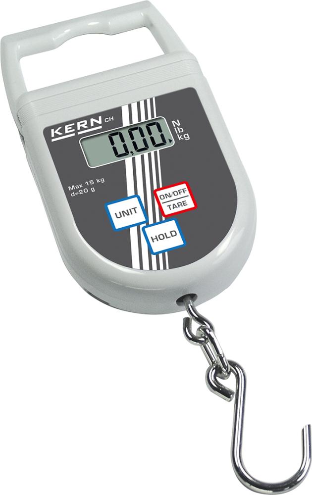 Hängewaage KERN,  bis 15 kg Ablesbarkeit 20 g KERN
