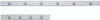 Magnetowandleiste magnetoplan,  weiss 1000 mm, Pckg. a 10 ST.