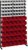 Norm-Regal-einseitig LA-KA-PE,  H1725xB1000mm 81 Kästen LA-KA-PE