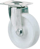 Lenkrolle BS ROLLEN,  80mm L400.B10 Platte,Kst.weiß,RL L400.B10.080 BS ROLLEN