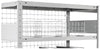 Trenngitter-freistehend META REGALBAU,  300x150 mm verz.FIX RegalMETA