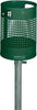 Abfallbehälter VAR,  30 l grün 350x350xH1200 mm VAR